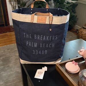 The Breakers Palm Beach Jute tote bag. Like new condition.